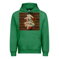 Emerald kinda emotional with skeleton Urban Hoodie - TumblerDesignByShophia