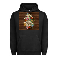Pigment Black kinda emotional with skeleton Urban Hoodie - TumblerDesignByShophia