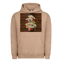 Pigment Burro kinda emotional with skeleton Urban Hoodie - TumblerDesignByShophia