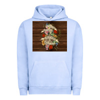 Pigment Grape Ice kinda emotional with skeleton Urban Hoodie - TumblerDesignByShophia