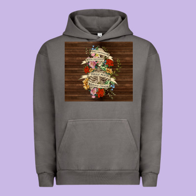 Kinda Emotional With Skeleton Urban Hoodie Designed By Tumblerdesignbyshophia