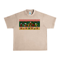 French Oak christmas with cross license plate Urban Heavy Tee - BundleAndBundleShop