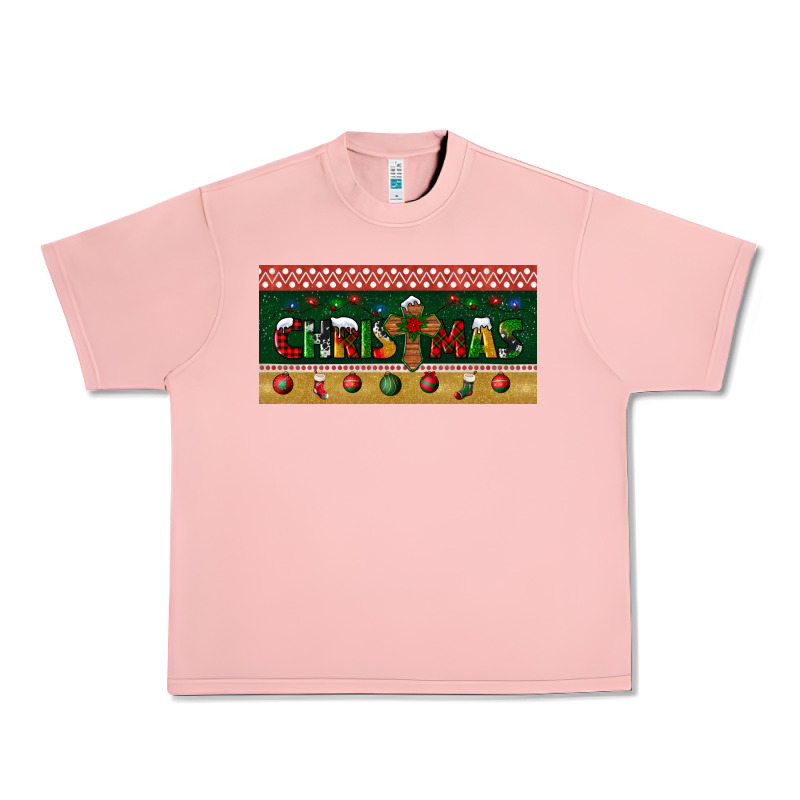 Christmas With Cross License Plate Urban Heavy Tee by BundleAndBundleShop | Teevron
