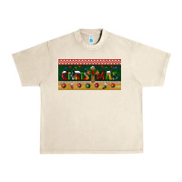 Sandshell christmas with cross license plate Urban Heavy Tee - BundleAndBundleShop