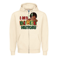 Sandshell i am black history black girl Zipper Hoodie - MaliasSmallBusiness
