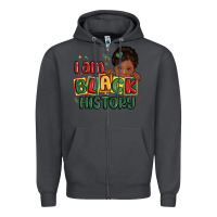 Smoke i am black history black girl Zipper Hoodie - MaliasSmallBusiness