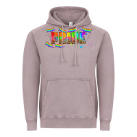 Vintage Zinc lgbtq pride  libbey glass Vintage Hoodie - HRA Design Shop