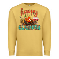 Antique Gold Happy Glamper Camp Premium Sweatshirt - BundleAndBundleShop