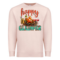 Pale Pink Happy Glamper Camp Premium Sweatshirt - BundleAndBundleShop