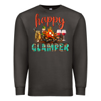 Smoke Happy Glamper Camp Premium Sweatshirt - BundleAndBundleShop