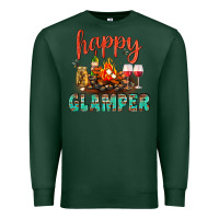 Sports Green Happy Glamper Camp Premium Sweatshirt - BundleAndBundleShop