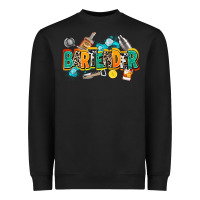 Black bartender Heavyweight Sweatshirt - AdoDesignShop