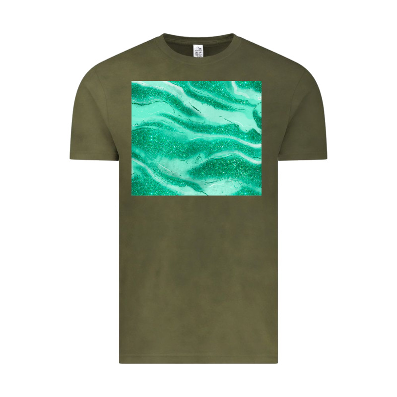 Green Glitter Vintage Tee by JahusDesignShop | Teevron
