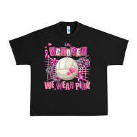 Black in october we wear pink volleyball Urban Heavy Tee - AdoDesignShop