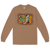 Toasted Coconut cowboy boots cactus leopard Long Sleeve Tee - AdoDesignShop