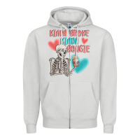 Dove Grey kinda broke kinda bougie Zipper Hoodie - MaliasSmallBusiness