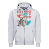 Heather Grey kinda broke kinda bougie Zipper Hoodie - MaliasSmallBusiness