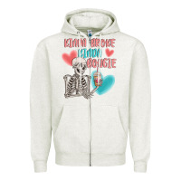 Oatmeal Heather kinda broke kinda bougie Zipper Hoodie - MaliasSmallBusiness