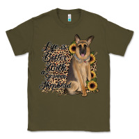 Army Green Life is better with a German Shepherd Classic Tee - JahusDesignShop