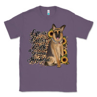 Lavender Life is better with a German Shepherd Classic Tee - JahusDesignShop