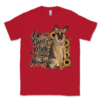 Red Life is better with a German Shepherd Classic Tee - JahusDesignShop