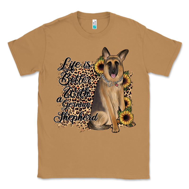 Life Is Better With A German Shepherd Classic Tee by JahusDesignShop | Teevron