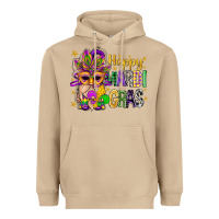 Mushroom Happy Mardi Gras With Gnome Heavyweight Hoodie - BundleAndBundleShop