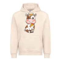 Sandshell Cartoon Cow Urban Hoodie - HowdyJamesFarm