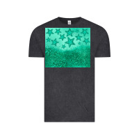 Vintage Black green glitter star Vintage Tee - JahusDesignShop