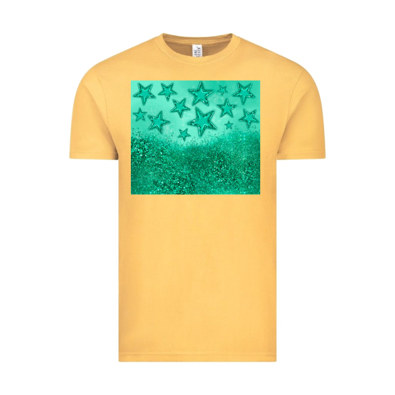 Green Glitter Star Vintage Tee by JahusDesignShop | Teevron
