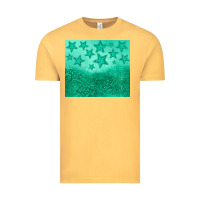 Vintage Mustard green glitter star Vintage Tee - JahusDesignShop