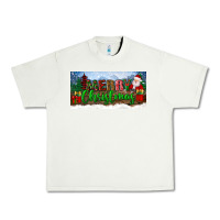 Pistachio merry christmas with santa claus license plate Urban Heavy Tee - BundleAndBundleShop