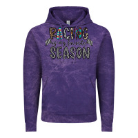 Cloud Purple Racing Is My Favorite Season Vintage Hoodie - CowhideDigitalArt