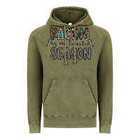 Vintage Olive Racing Is My Favorite Season Vintage Hoodie - CowhideDigitalArt