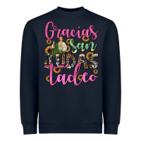 Navy gracias san judas tadeo Heavyweight Sweatshirt - JahusDesignShop