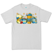 Dove Grey hanukkah coffee cups Premium Tee - texasbilliewilder