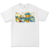 White hanukkah coffee cups Premium Tee - texasbilliewilder