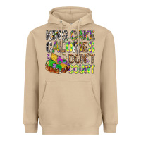 Mushroom King Cake Calories Don't Count Mardi Gras Heavyweight Hoodie - BundleAndBundleShop