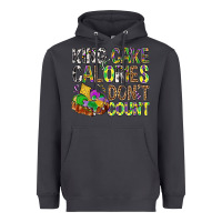 Smoke King Cake Calories Don't Count Mardi Gras Heavyweight Hoodie - BundleAndBundleShop