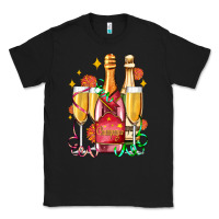 Black new year party champagne Classic Tee - AdoDesignShop