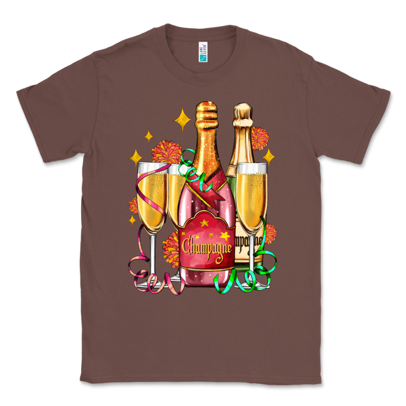 New Year Party Champagne Classic Tee by AdoDesignShop | Teevron