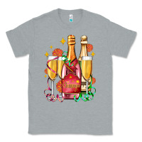 Heather Grey new year party champagne Classic Tee - AdoDesignShop