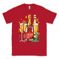 Red new year party champagne Classic Tee - AdoDesignShop