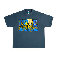 Midnight Navy love doesn't count chromosomes Urban Heavy Tee - AdoDesignShop