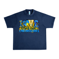 Navy love doesn't count chromosomes Urban Heavy Tee - AdoDesignShop