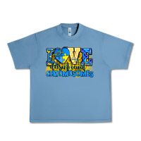 Pebble Blue love doesn't count chromosomes Urban Heavy Tee - AdoDesignShop