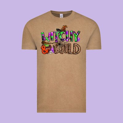 Witchy And Wild Vintage Tee Designed By Adodesignshop