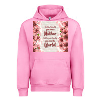 Fuchsia Pink to the world you are a mother but to your family y Urban Hoodie - TumblerDesignByShophia