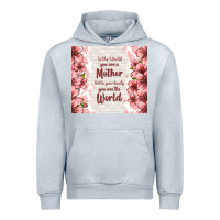 Heather Grey to the world you are a mother but to your family y Urban Hoodie - TumblerDesignByShophia
