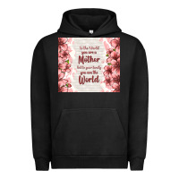Pigment Black to the world you are a mother but to your family y Urban Hoodie - TumblerDesignByShophia